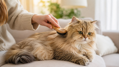 Cómo limitar las bolas de pelo en los gatos