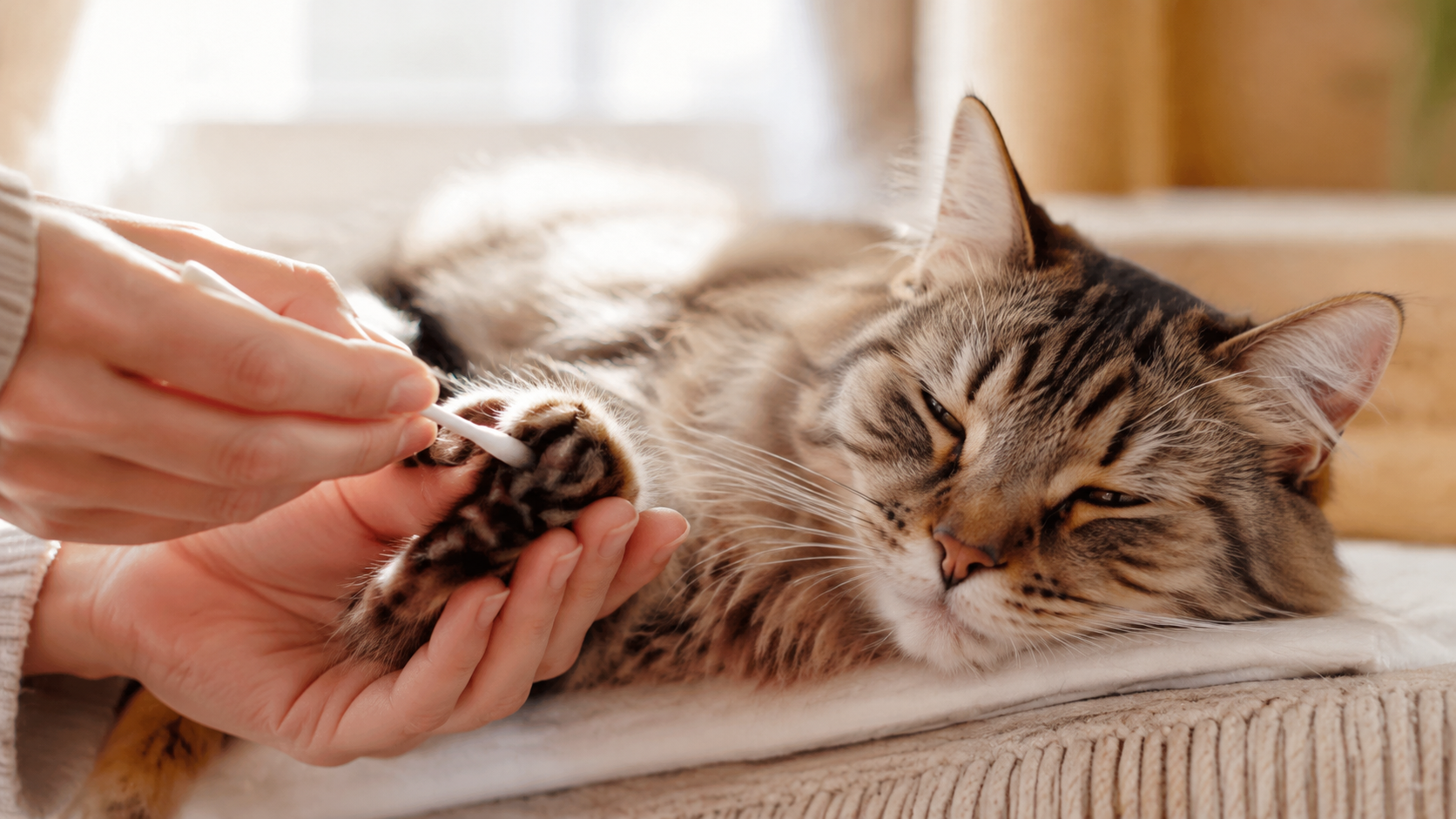 Cómo cortar las uñas de su gato sin estrés