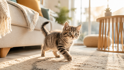 Cómo recibir a un gatito durante sus primeros días en casa