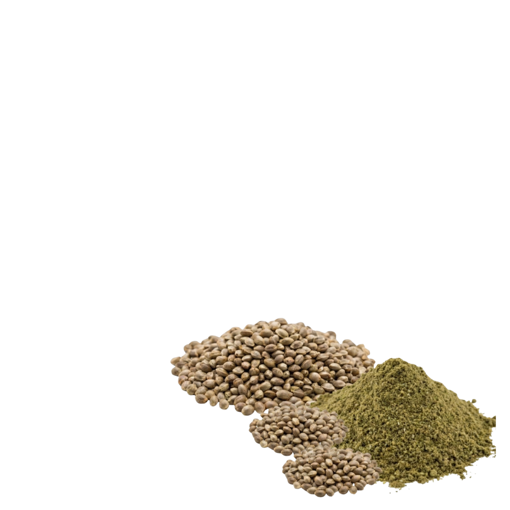 Polvo de Semillas de Cáñamo
