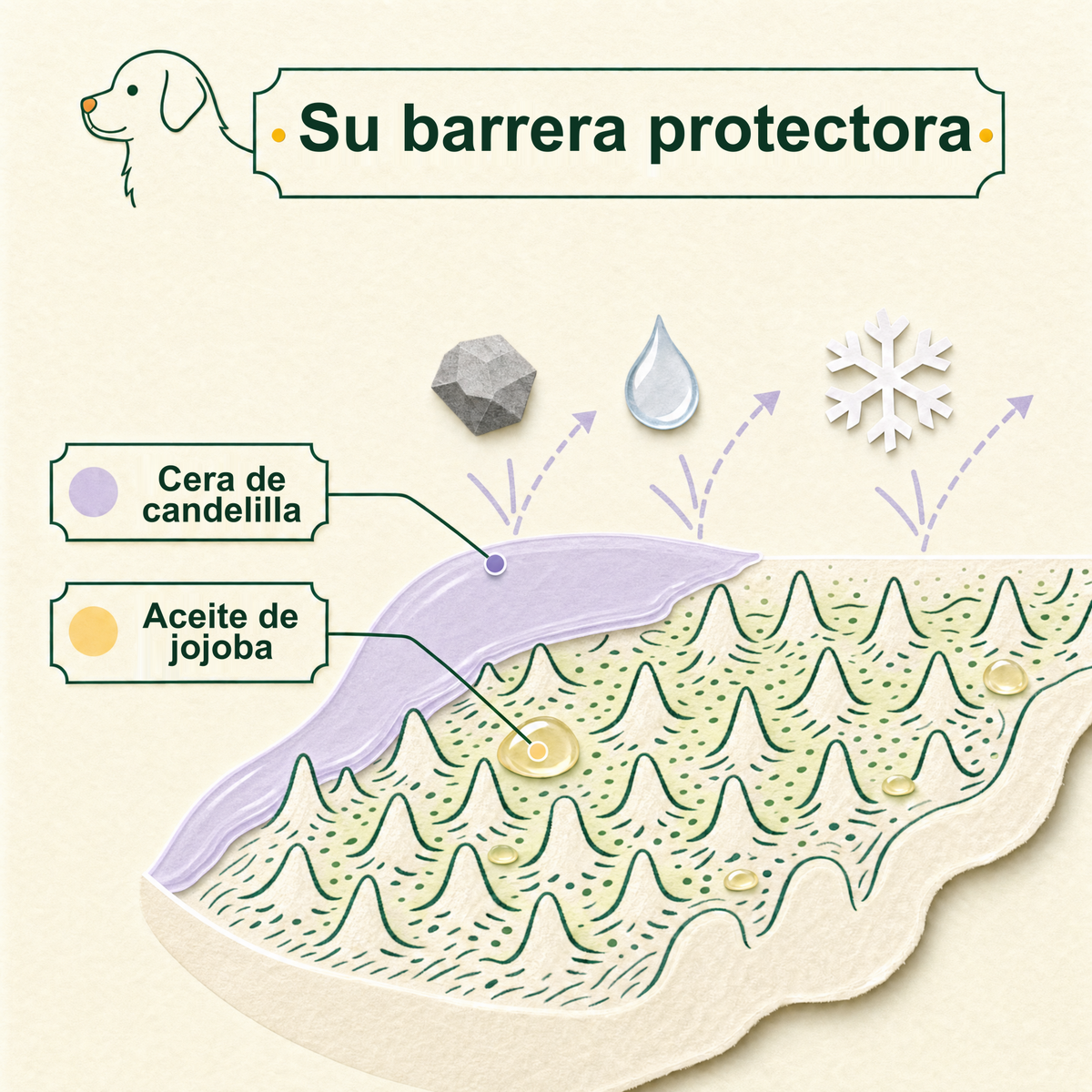 Su barrera protectora