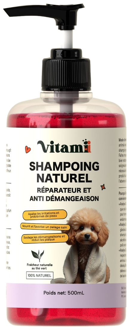 Champú reparador y antipicor